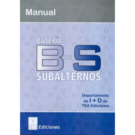BS. Batería de Subalternos JUEGO COMPLETO