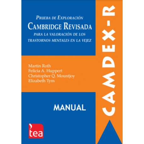 CAMDEX-R. Prueba de Exploración Cambridge Revisada para la Valoración de los Trastornos Mentales en JUEGO COMPLETO