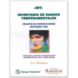 IRT Inventario de rasgos temperamentales Thurstone, Louis L.
